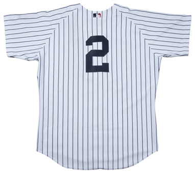 2004 Derek Jeter Game Used New York Yankees Pinstripe Home Jersey (Yankees-Steiner)